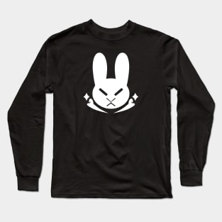 Bunny Rabbit Pirate white Long Sleeve T-Shirt